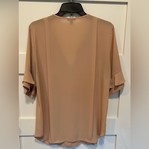 Ann Taylor ruffle sleeve blouse - Picture 3 of 7